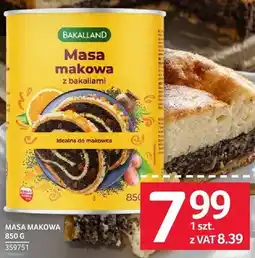 Selgros Masa makowa Bakalland oferta