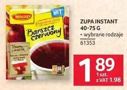 Selgros Zupa instant Porcja Rumianej Winiary 40-75g wybrane rodzaje oferta