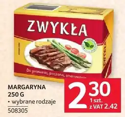 Selgros Margaryna Zwykła 250g wybrane rodzaje oferta