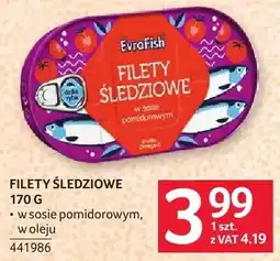 Selgros Filety śledziowe ŚwiatFish 170g w sosie pomidorowym, w oleju oferta