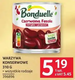 Selgros Warzywa konserwowe Bonduelle czerwona fasola 310g wszystkie rodzaje oferta