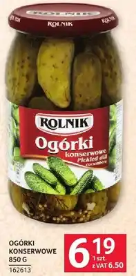 Selgros Ogórki konserwowe Rolnik oferta