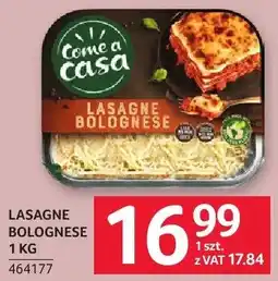 Selgros Lasagne Bolognese oferta