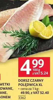 Selgros Dorsz czarny polędwica XL z polewą oferta