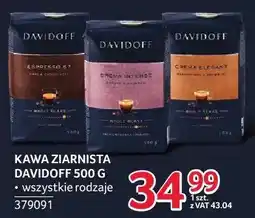 Selgros Kawa ziarnista Davidoff 500 g wszystkie rodzaje oferta