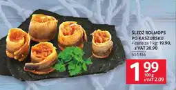 Selgros Śledź rolmops po kaszubsku oferta