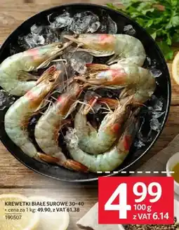 Selgros Krewetki białe surowe 30-40 oferta