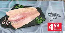Selgros Okoń nilowy filet bez skóry oferta