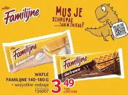 Selgros Wafle Familijne 140-180 g wszystkie rodzaje oferta