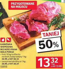Selgros Karkówka wieprzowa bez kości pełna mała porcja oferta