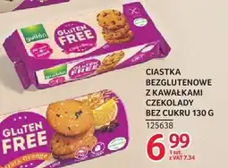 Selgros Ciastka bezglutenowe z kawałkami czekolady bez cukru Gullon oferta