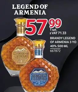Selgros Brandy Legend of Armenia 3 YO 40% oferta