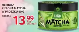 Selgros Herbata zielona matcha w proszku oferta