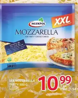 Selgros Ser Mozzarella tarty XXL Mlekpol oferta