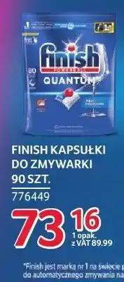 Selgros Kapsułki do zmywarki Finish 90 szt oferta