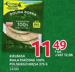 Selgros Kiełbasa biała parzona 100% polskiego mięsa Dolina Dobra oferta