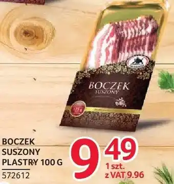 Selgros Boczek suszony plastry ZMB Białystok oferta