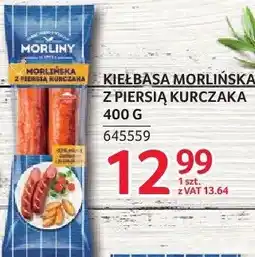 Selgros Kiełbasa Morlińska z piersią kurczaka oferta