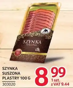 Selgros Szynka suszona plastry ZMB Białystok oferta