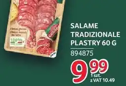 Selgros Salame Tradizionale Galbani plastry oferta