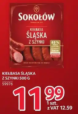 Selgros Kiełbasa śląska Sokołów z szynki oferta