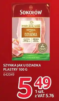 Selgros Szynka jak u dziadka Sokołów plastry oferta