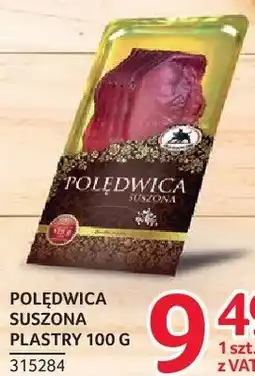 Selgros Polędwica suszona plastry ZMB Białystok oferta