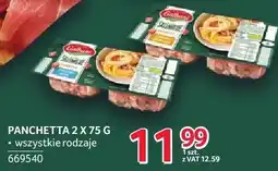 Selgros Panchetta Galbani 2 x 75 g wszystkie rodzaje oferta