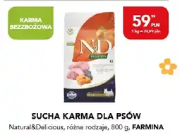 AquaelZOO Sucha karma dla psów Natural&Delicious, różne rodzaje oferta