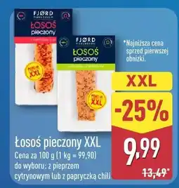ALDI Łosoś pieczony XXL z pieprzem cyrynowym oferta