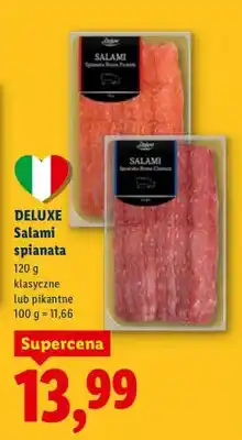 Lidl Salami spianata klasyczne oferta