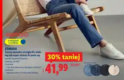 Lidl Jeansy damskie straight fit oferta