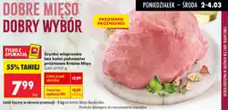 Biedronka Szynka wieprzowa bez kości pakowana próżniowo Kraina Mięs oferta