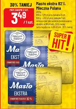 Polomarket Masło ekstra 82% Mleczna Polana oferta