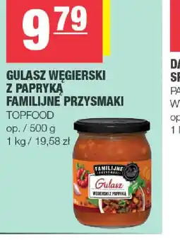 EuroSPAR TOPFOOD GULASZ WGIERSKI oferta