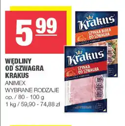 EuroSPAR KRAKUS WDLINY OD SZWAGRA oferta