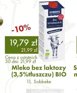 Organic Farma Zdrowia Mleko bez laktozy BIO Sobbeke oferta