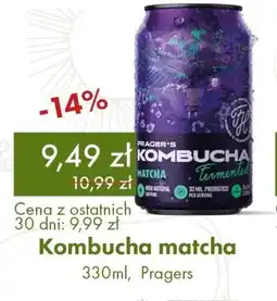 Organic Farma Zdrowia Kombucha matcha Pragers oferta