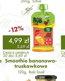 Organic Farma Zdrowia Smoothie bananowo-truskawkowe Bob Snail oferta