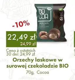 Organic Farma Zdrowia Orzechy laskowe w surowej czekoladzie BIO oferta