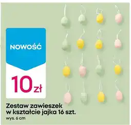 Pepco Zestaw zawieszek w kształcie jajka 16szt oferta