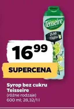 Netto Syrop bez cukru Teisseire oferta