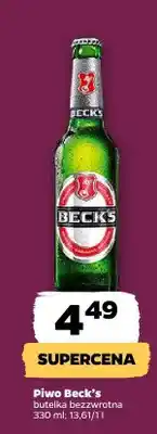 Netto Piwo Beck's butelka bezwrotna oferta