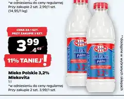 Netto Mleko Polskie 3,2% Mlekovita oferta