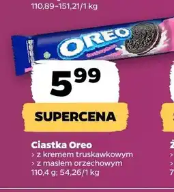 Netto Ciastka Oreo z masłem orzechowym oferta