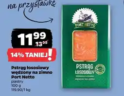 Netto Pstrąg łososiowy wędzony na zimno Port Netto plastry oferta