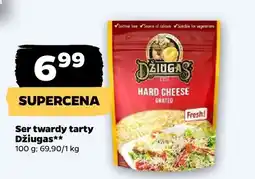 Netto Ser twardy tarty Dziugas oferta