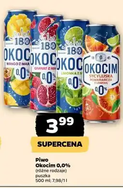 Netto Piwo Okocim 0,0% różne rodzaje oferta