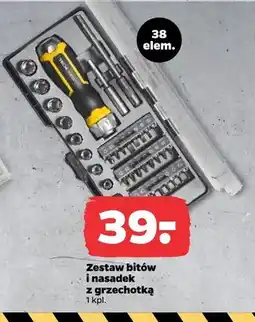 Netto Zestaw bitów i nasadek z grzechotką oferta