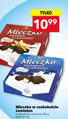 Mleczko w czekoladzie śmietankowe, waniliowe